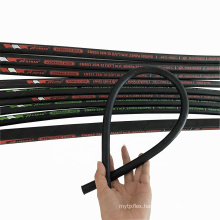 3/8 inch SAE 100R2AT/2SN high pressure steel wire braid oil resistant rubber nail excavator hydraulic hose
